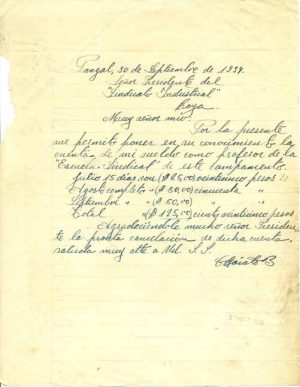 Sub fondo Sindicato Industrial Coya Pangal